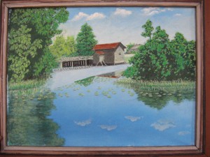 Водяная мельница на реке Снов